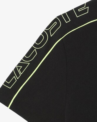 라코스테 무브먼트 배색 파이핑 &로고 매치 폴로