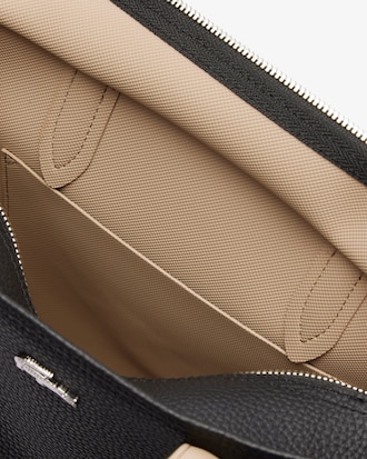 안나 탑지퍼 세로형 크로스백