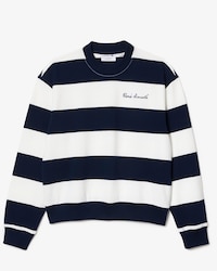 Rene Lacoste 오버핏 스트라이프 스웻셔츠