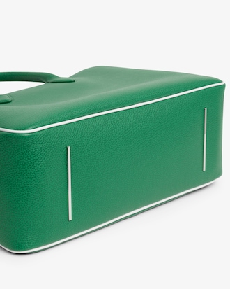 런웨이 쇼 라지 프린트 레더 짐백