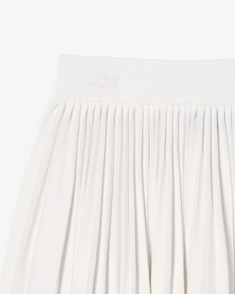 테니스 스타일 니트 플리츠 미니 스커트