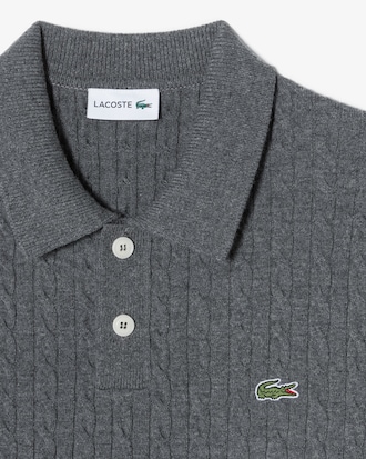 케이블 스웨터 폴로