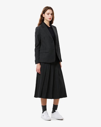울 블렌디드 슬림 자켓