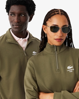 소프트브랜딩 캐주얼 하프집업 스웻셔츠