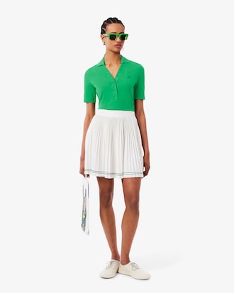 슬림핏 미니 피케 스트레치 반팔 폴로 셔츠