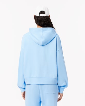 그래픽 포인트 후드 스웻셔츠