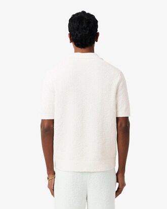 부클 폴로 스웨터