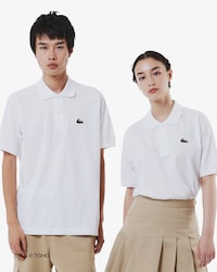라코스테 X 고질라 클래식 핏 크록 폴로 셔츠