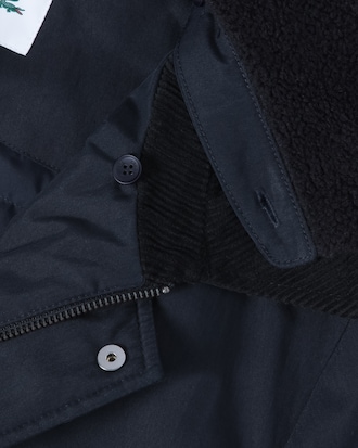 코듀로이 카라 다운