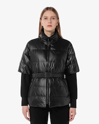 기능성 반팔 다운 점퍼