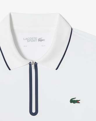 베이직 긴팔 반집업 폴로