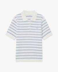 스트라이프 스웨터 폴로 셔츠