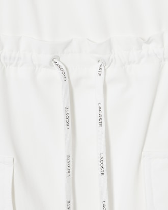 우븐 카라형 드레스