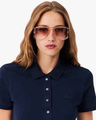 슬림핏 미니피케 폴로드레스