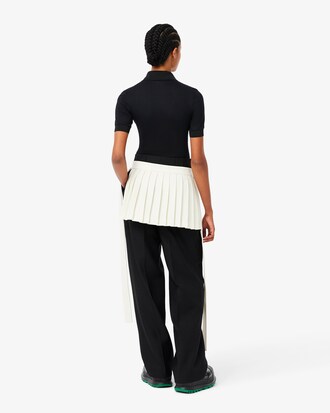 버진울 플리츠 미니 스커트