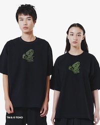 라코스테 X 고질라 모스라 티셔츠
