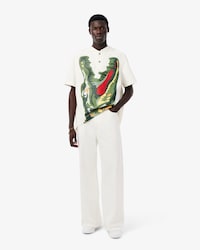 와이드 스트레이트 핏 5포켓 셀비지 데님 팬츠