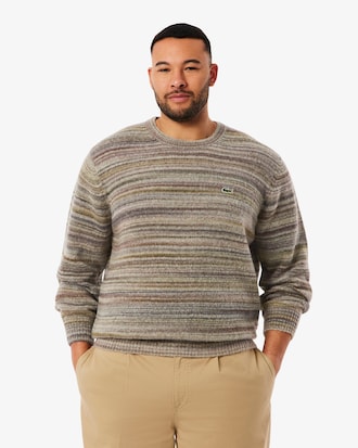 스트라이프 크루넥 스웨터