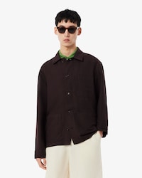 린넨 블렌드 멀티 포켓 셔켓