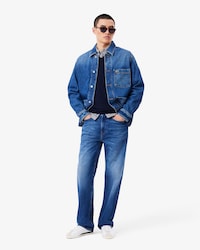 스트레이트 핏 데님 팬츠