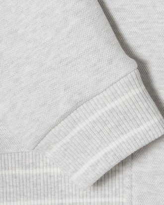 카라 집업 스웻셔츠