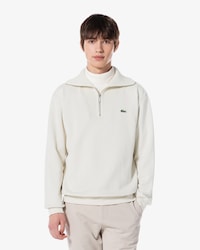 반집업 와이드 카라 스웻셔츠