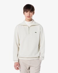 반집업 와이드 카라 스웻셔츠