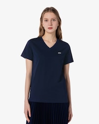 베이직 브이넥 반팔 티셔츠