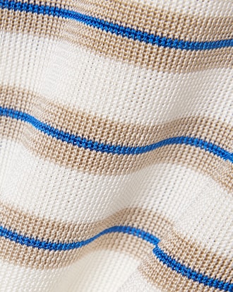 스트라이프 저지 니트 티셔츠