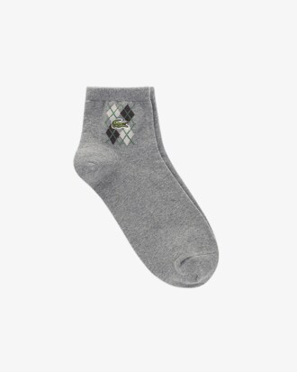 남성 아가일 앵클 양말