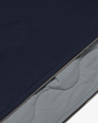 리버시블 퀼팅 블루종