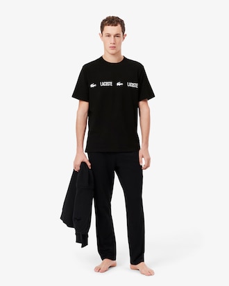 면 저지 라운지웨어 티셔츠