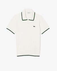 골프 컬러 티핑 반소매 스웨터 폴로 셔츠