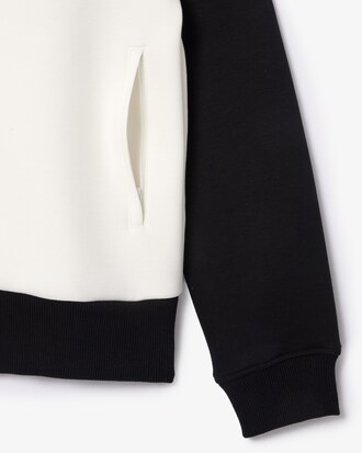 배색 텍스쳐 패널 매치 트랙 자켓