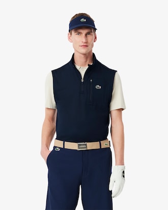 골프 슬리브리스 반집업 스웻셔츠