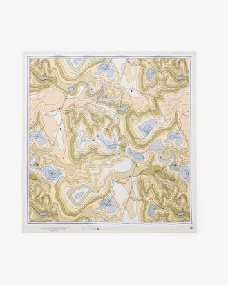 레이온 헤리티지 프린팅 스카프