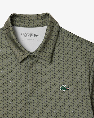 잔패턴 반팔 골프 폴로