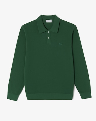 긴팔 피케 스웨터 폴로