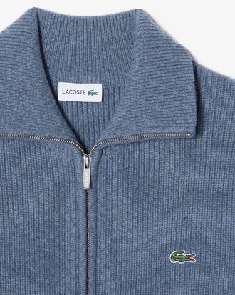 립 조직 풀집업 가디건