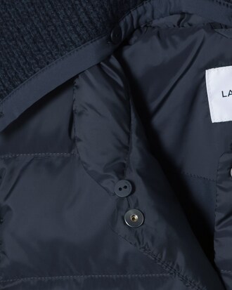 니트소매 경량 다운