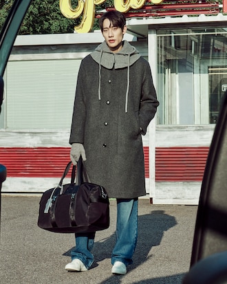 라코스테 클래식 라지더플백