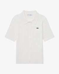 케이블 반팔 폴로 가디건