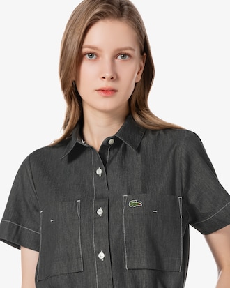 뉴 데님라이크 드레스