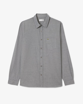 플란넬 헤링본 셔츠