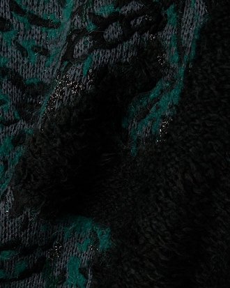 유니섹스 오버사이즈 빅 크록 인타르시아 스웨터