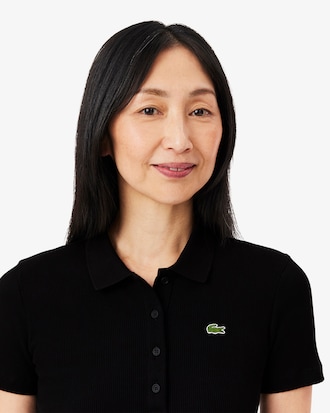 립조직 슬림핏 폴로셔츠