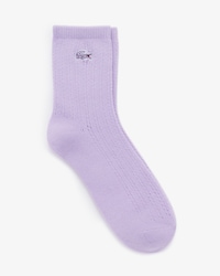 여성용 아일렛 미들 양말