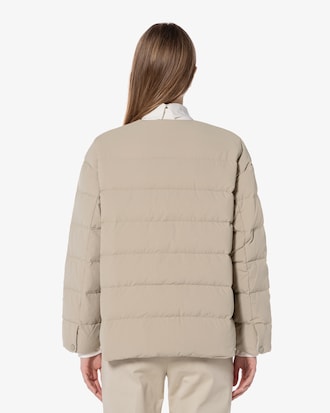 라운드넥 경량 다운