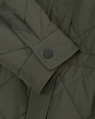 후디 퀼팅 롱점퍼