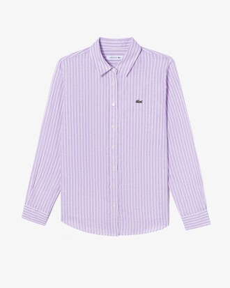 스트라이프 린넨셔츠